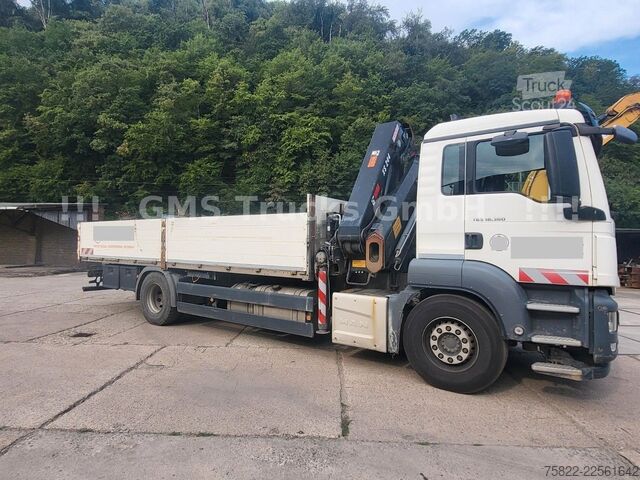 Вантажівка з відкритою платформою MAN TGS 18.360 / 6,6m / Hiab 244 16m Kran