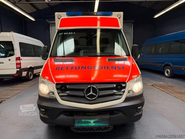 Samochód strażacki MERCEDES-BENZ Sprinter 519 Rettungswagen Ferno-Trage 1.Hand