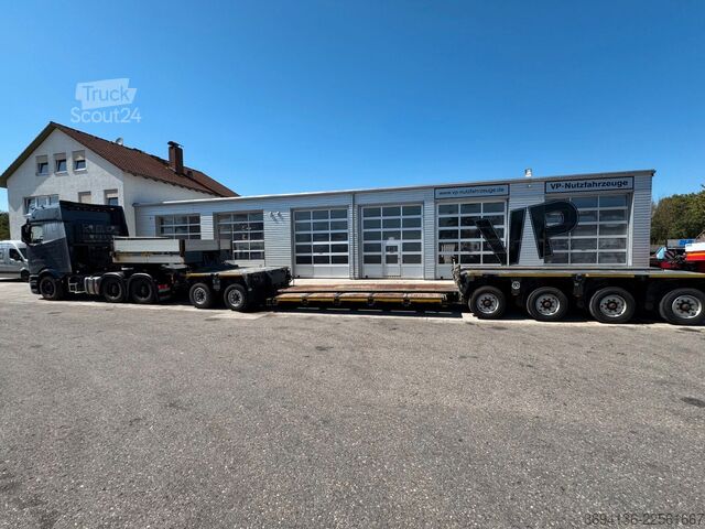 Dieplader oplegger GOLDHOFER STHP-XLE-2+4 Baggerbett ausziehbar