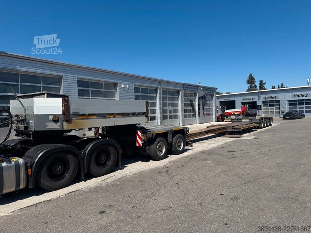 Dieplader oplegger GOLDHOFER STHP-XLE-2+4 Baggerbett ausziehbar