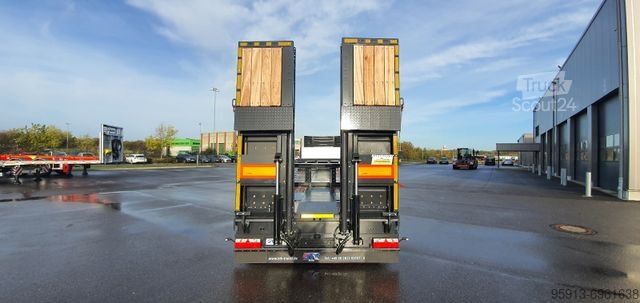 Semi-remorque surbaissée KÄSSBOHRER Tieflader lowbed SLA 3 SCAN Extandable