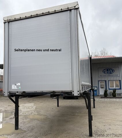 Wechselbrücke mit Pritsche & Plane Kögel BDF 7,45m neue Planen / Edscha