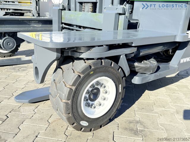 Dört yollu forklift Combilift C3500 DIESEL DUPLEX 4100 FREE LIFT CABIN