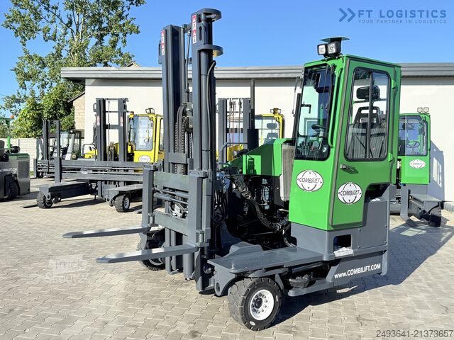 Dört yollu forklift Combilift C3500 DIESEL DUPLEX 4100 FREE LIFT CABIN