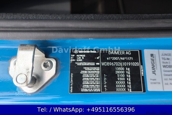 LKW mit Kofferaufbau MERCEDES-BENZ Nr.9116 Atego 1327 1.Hand / Kamera / Ladeboard