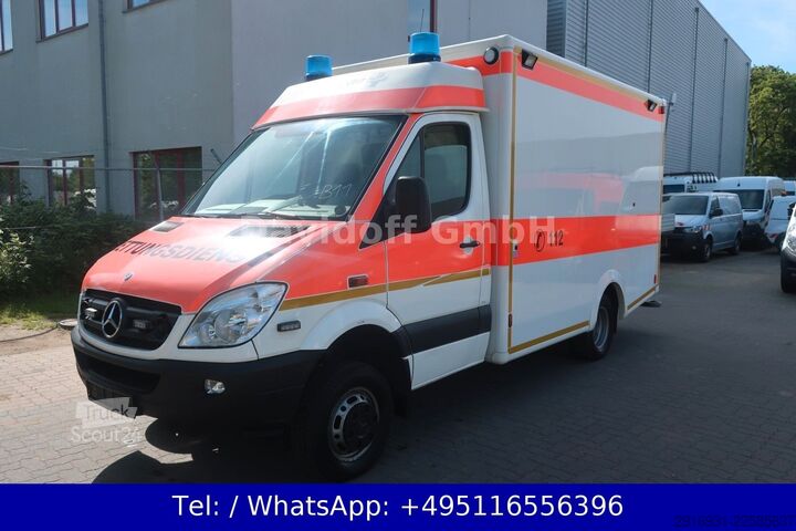 Ugunsdzēsēju automašīna MERCEDES-BENZ Nr.B11 Sprinter 516CDI 4X4 RTW / Kamera /