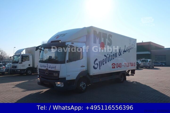 Laatikkoauto MERCEDES-BENZ Atego 818 1.Hand / Ladeboardwand Nr.1233