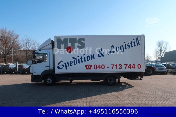 Laatikkoauto MERCEDES-BENZ Atego 818 1.Hand / Ladeboardwand Nr.1233