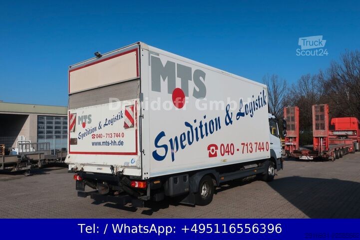 Laatikkoauto MERCEDES-BENZ Atego 818 1.Hand / Ladeboardwand Nr.1233