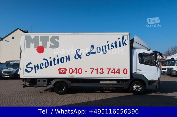 Laatikkoauto MERCEDES-BENZ Atego 818 1.Hand / Ladeboardwand Nr.1233