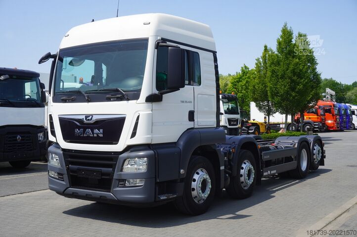 Şasi MAN TGS 35.420 8x2/Chassis 6.4 m/steer axles