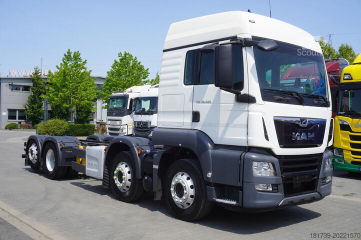 Şasi MAN TGS 35.420 8x2/Chassis 6.4 m/steer axles