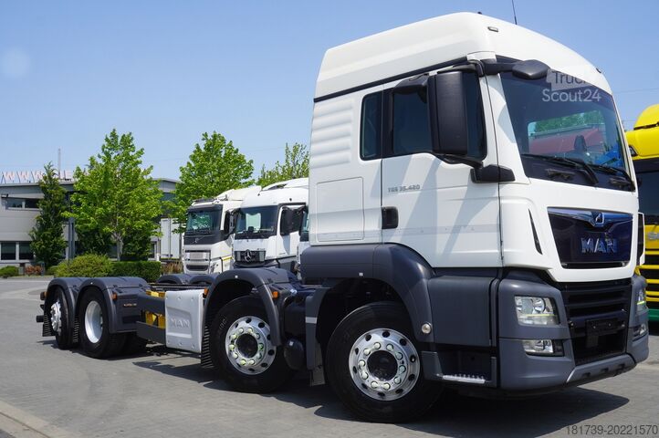 Şasi MAN TGS 35.420 8x2/Chassis 6.4 m/steer axles