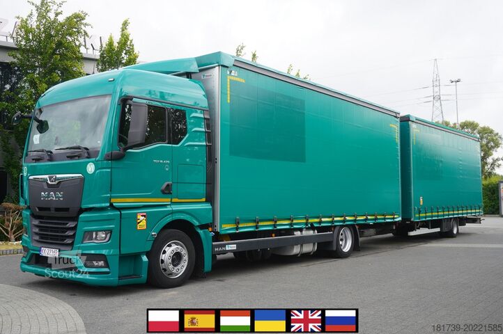 Lona corredera & Remolque MAN TGX 18.470 / 2022 / Curtainsider 19 EPAL