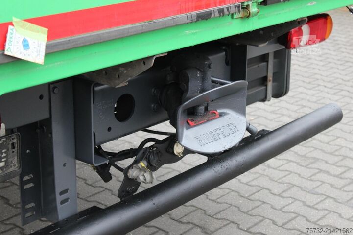 Flatbed truck with tarp Daf LF 290 Schiebeplane   ACC   BLIS   AHK   Navi