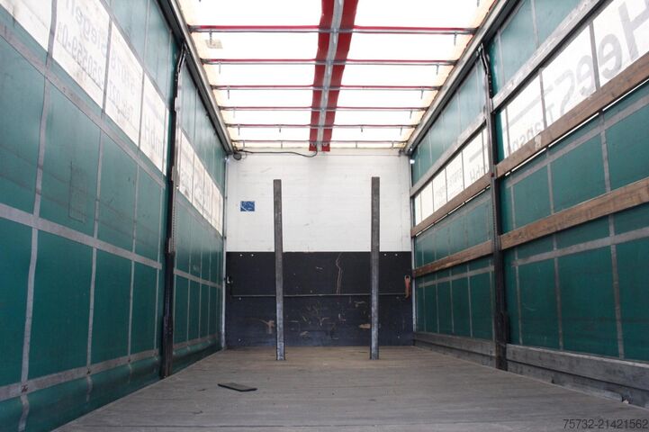 Flatbed truck with tarp Daf LF 290 Schiebeplane   ACC   BLIS   AHK   Navi