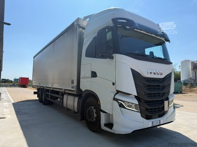 Planbil med presenning Iveco S-Way 260SY48 Pritsche 9.60m mit Plane