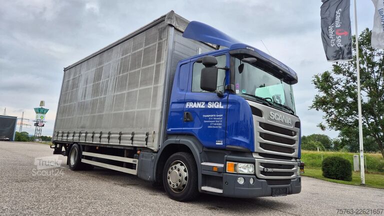 Skjutbar presenning Scania G360 4x2 - Tautliner - Retarder - Euro 6 - Opti...