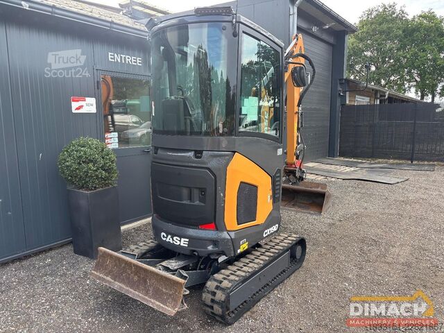 Miniterrassier Case CX19D Yanmar 3cil. - monogiek - kantelbak - hyd...