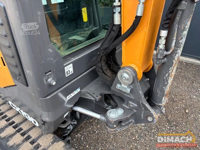Mini ekskavatör Case CX19D Yanmar 3cil. - monogiek - kantelbak - hyd...