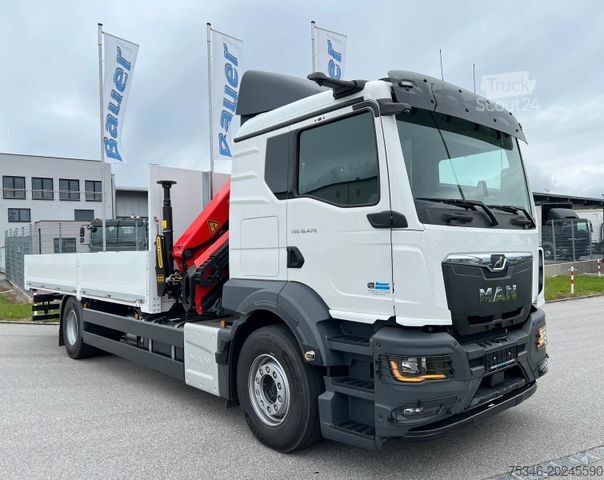 Camion cu platformă MAN TGS 18.470 BL/PK 14.502/Funk/6,20m Prit./ 9 tkm