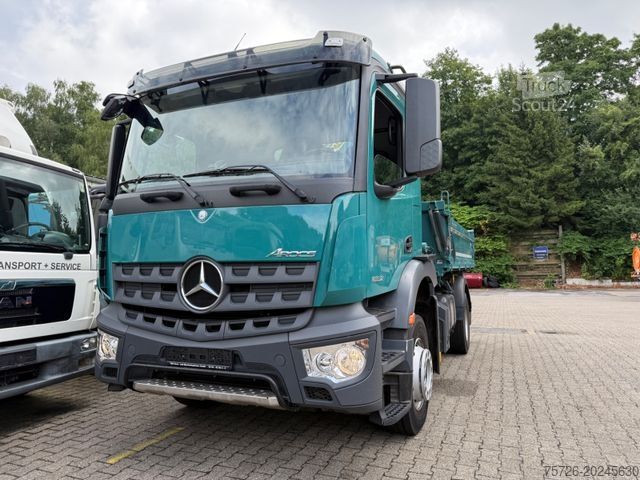 Camion benne MERCEDES-BENZ 1832Arocs,Kran org 11 Tkm Meiler Kipper