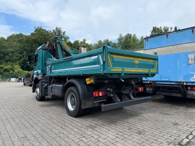 Camion benne MERCEDES-BENZ 1832Arocs,Kran org 11 Tkm Meiler Kipper