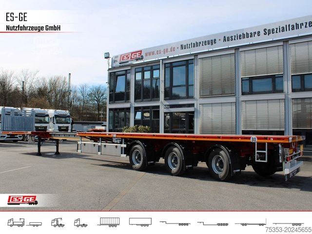 Remorque semi-plateforme de travail FAYMONVILLE MAX Trailer MAX210 Telesattel