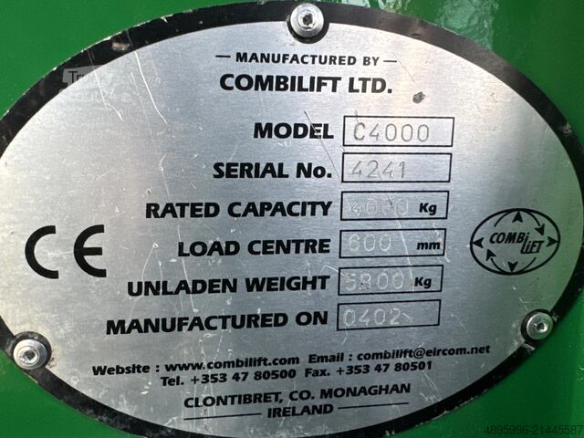 Négyirányú targoncát Combilift C4000 / Diesel / Good condition