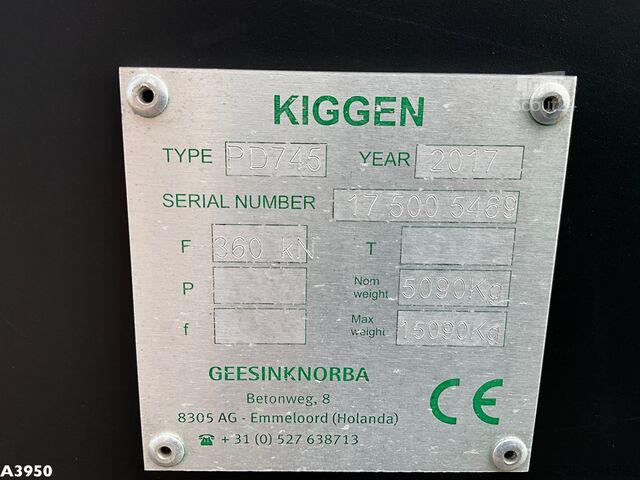 Afzetcontainer Kiggen 17,5 m³ 