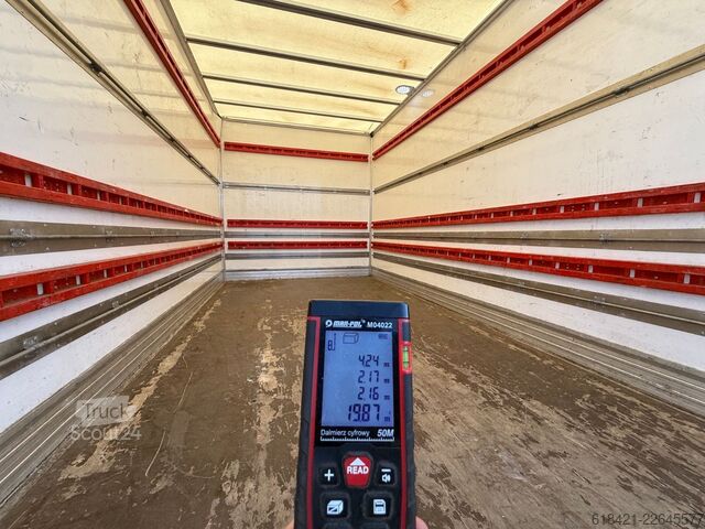 Vrachtwagen met bakwagen FIAT Dcuato KOFFER+DHOLLANDIA 350KG