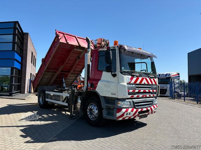 Kipper mit Kran DAF CF75.310 Tipper / Crane / Manual / Euro 5 / 100...