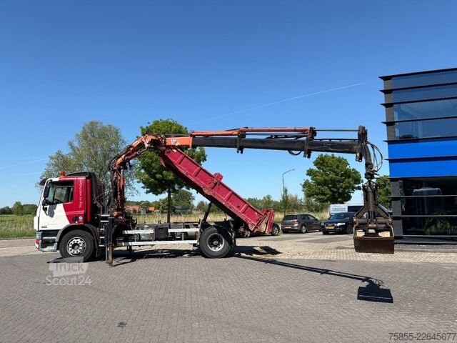 Kipper mit Kran DAF CF75.310 Tipper / Crane / Manual / Euro 5 / 100...