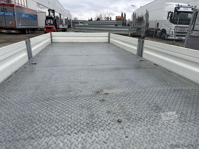 Prikolica z nizko platformo  tt  Tandemtieflader, hydr. Rampen, wenig Benutzt