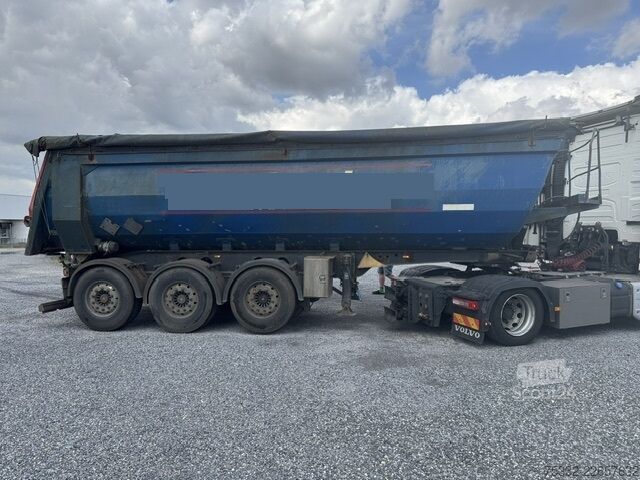 Tippsemitrailer KEMPF 3 Achs Halfpipe Alu 28 m³ SAF Lift