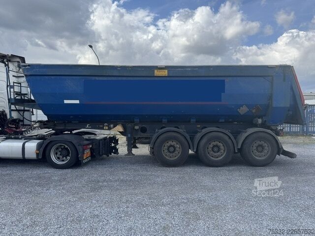Tippsemitrailer KEMPF 3 Achs Halfpipe Alu 28 m³ SAF Lift
