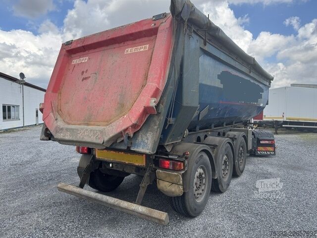 Tippsemitrailer KEMPF 3 Achs Halfpipe Alu 28 m³ SAF Lift