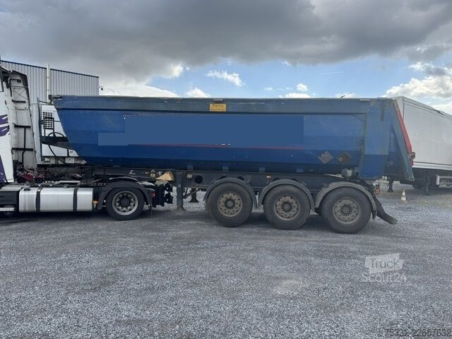 Tippsemitrailer KEMPF 3 Achs Halfpipe Alu 28 m³ SAF Lift