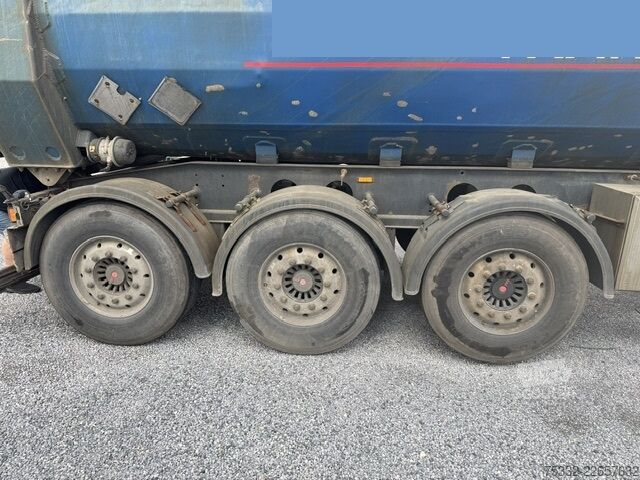 Tippsemitrailer KEMPF 3 Achs Halfpipe Alu 28 m³ SAF Lift