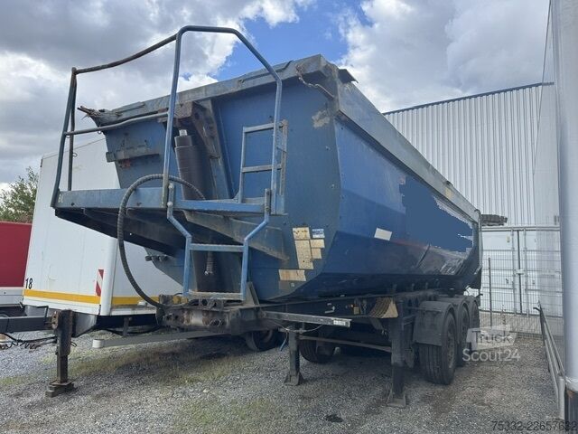 Tippsemitrailer KEMPF 3 Achs Halfpipe Alu 28 m³ SAF Lift