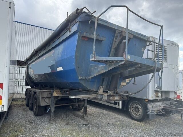 Tippsemitrailer KEMPF 3 Achs Halfpipe Alu 28 m³ SAF Lift