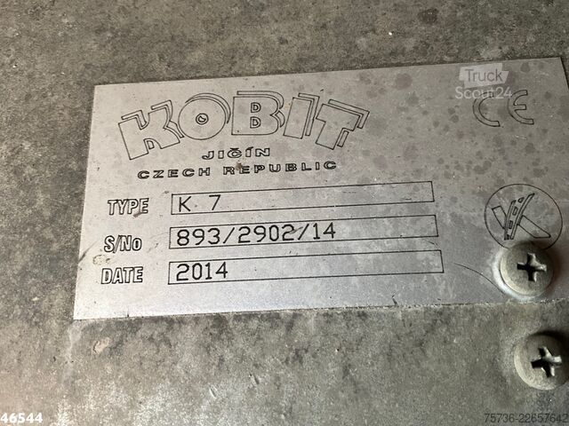 Yol süpürme aracı Man TGM 15.250 Euro 6 Kobit 7m³ Links en rechts veg...