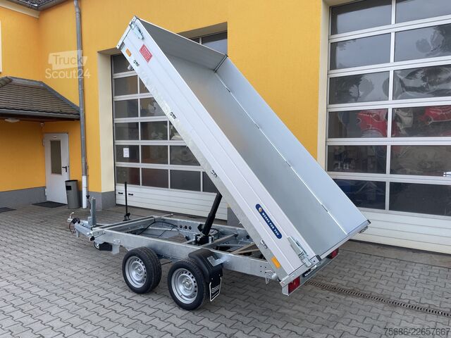 Trojsmerný sklápačský príves Saris K3 306 170 2700 2 Alu-Schienen 2,7T