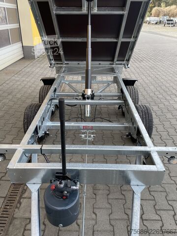 Trojsmerný sklápačský príves Saris K3 306 170 2700 2 Alu-Schienen 2,7T