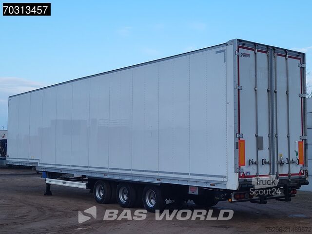 Gesloten bak Talson F1227 3 axles Mega Rollerbett Luchtvracht