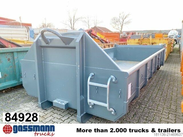 Krokcontainer Abrollcontainer mit Klappe ca. 11m³, überfahrbar
