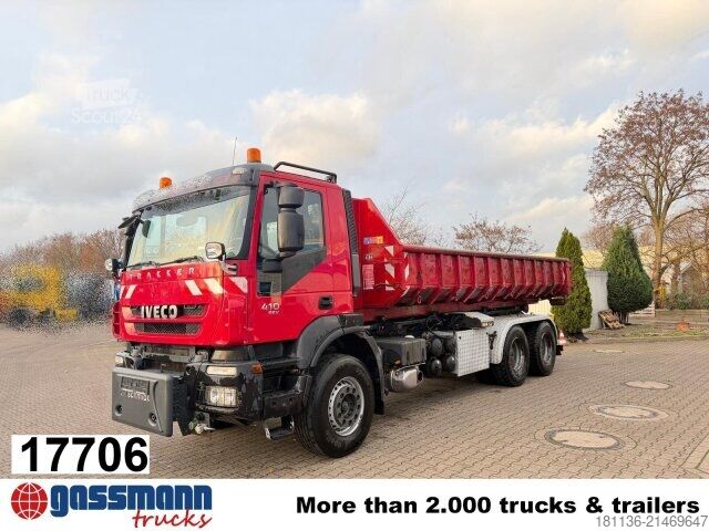 Haakarm vrachtwagen Iveco Trakker AD260T41 /6x4, Widi, Palfinger P 20 bis 7