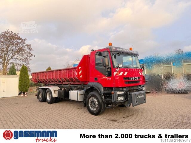 Haakarm vrachtwagen Iveco Trakker AD260T41 /6x4, Widi, Palfinger P 20 bis 7