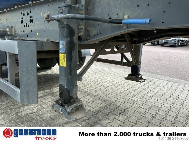 Semi-remorque benne Schmitz SKI 24 SL 8.2, Liftachse, Stahlmulde ca. 28m³