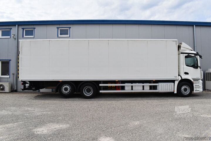 Camión caja MERCEDES-BENZ Antos 2535 6x2 E6 Koffer LBW